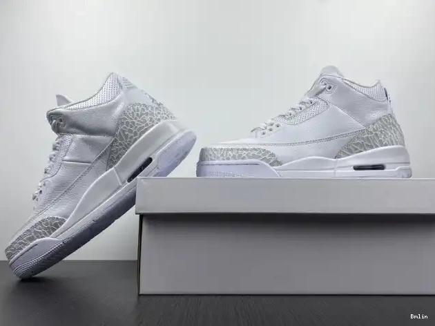 Bmlin Shoes Retro 'Triple 3 Jordan 429487-111 White' Air PS 0528